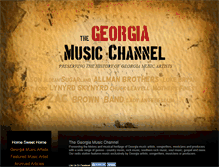 Tablet Screenshot of georgiamusicchannel.com